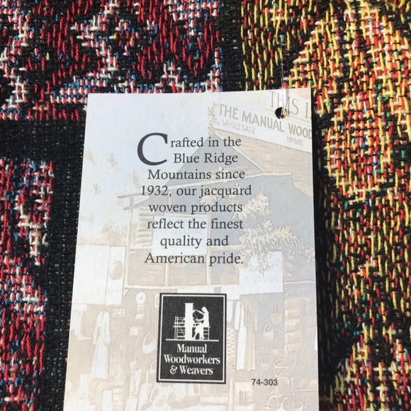 Standard Shams Jacquard Woven Manual Woodworkers And Weavers USA Lot of two NWT - Picture 6 of 6